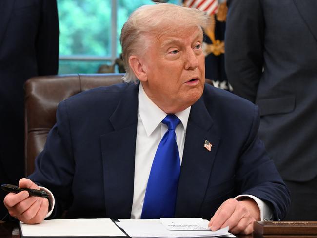 Tariffs put in place by US President Donald Trump have caused turmoil on global markets. Picture: AFP