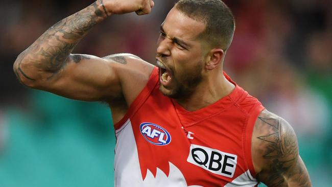 Lance Franklin posted his second 100-plus score in a row.