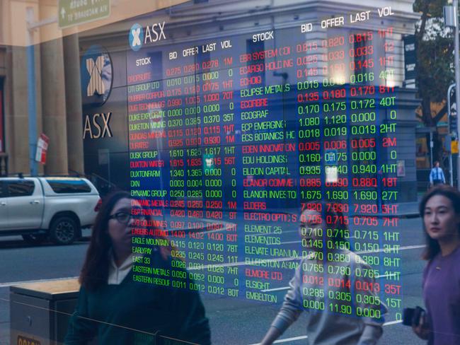 SYDNEY, AUSTRALIA - NewsWire Photos May 10, 2023: Stock images of the ASX in Sydney today. Picture: NCA NewsWire / David Swift