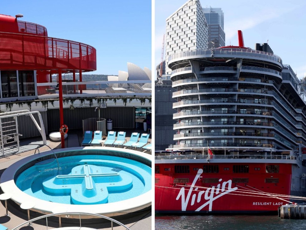 Virgin Voyages' Lady Resilient ship. Picture: NCA NewsWire/ Damien Shaw