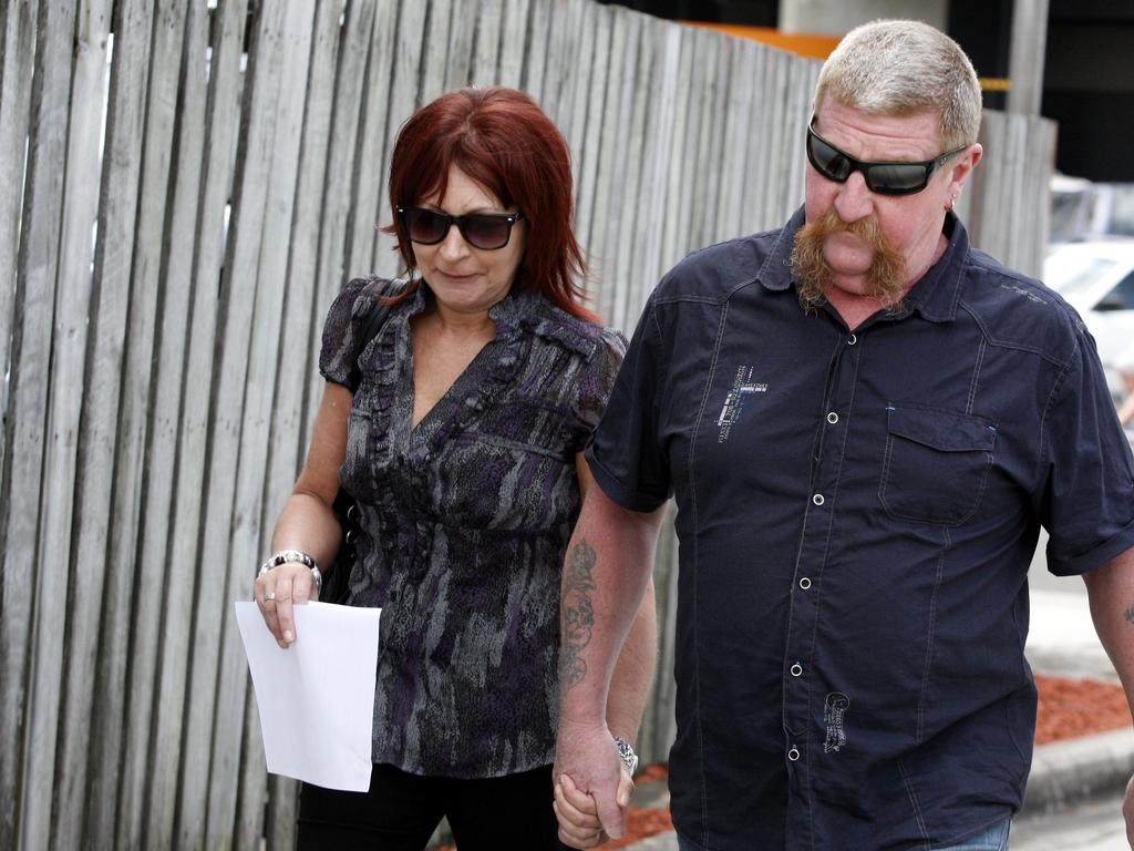 Parents of the accused Richard Peter Coburn leaving Maroochydore court. Picture: File