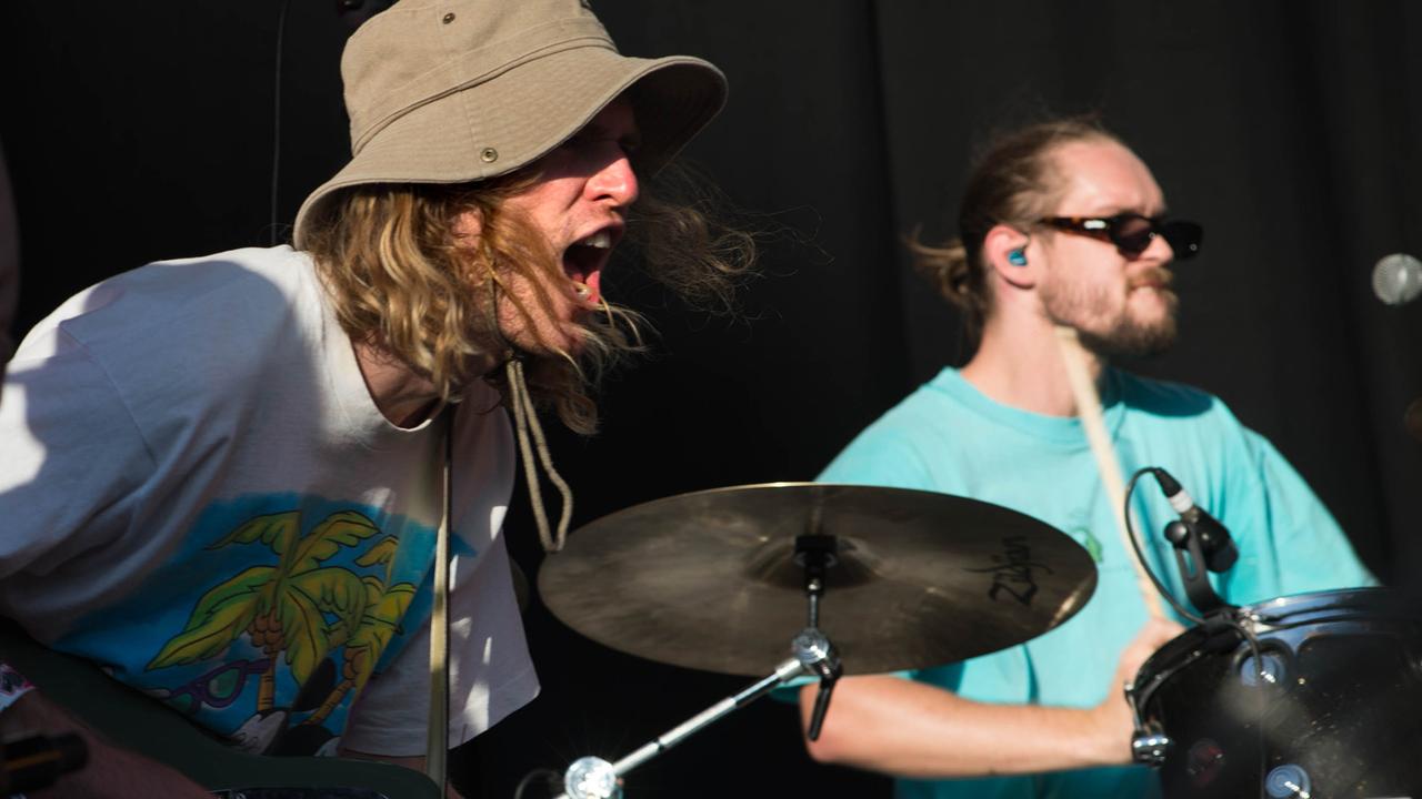 King Stingray playing on Stage 2 at WOMADelaide 2022. pic: Rob Sferco