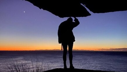 A photograph of Annika Ferry, 21, of Balgowlah, taken just moments before she fell and died from a head injury at an abandoned military building at Bluefish Pt, on Sydney's North Head. The image was given to the Manly Daily by Ms Ferry's family.