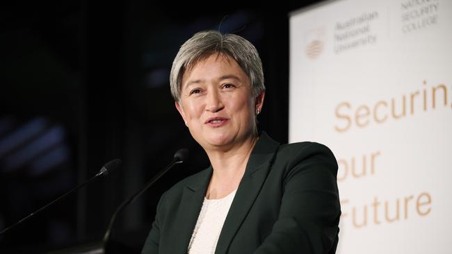 Foreign Minister Penny Wong on Tuesday night.