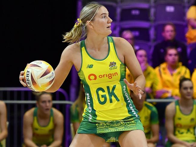 Diamond Courtney Bruce is expected to sign with the Lightning after the World Cup. Picture: Ashley Vlotman/Gallo Images/Netball World Cup 2023