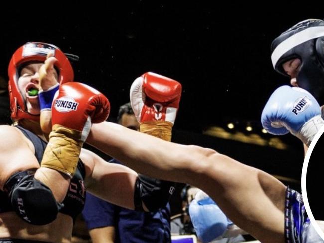 Muay Thai talent Jorja Hersey in action. Picture: Scottya