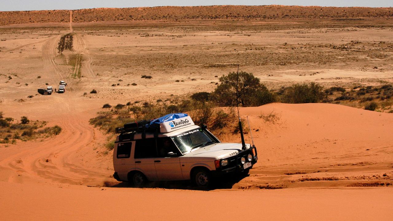 Check out the Simpson Desert in a 4WD.