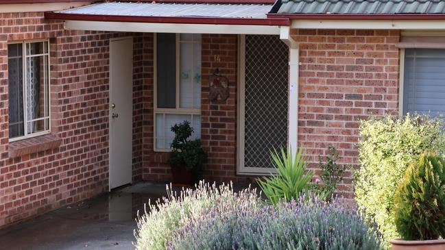 The home where Manfred Uhle allegedly murdered his wife, Wanda Dorothy Uhle. Picture: Blake Foden