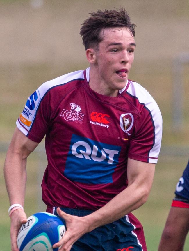 Brody McLaren playing for the Reds. Picture credit: QRU Media