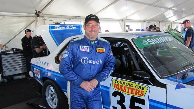 Jason Gomersall gearing up to burn some rubber at Bathurst.