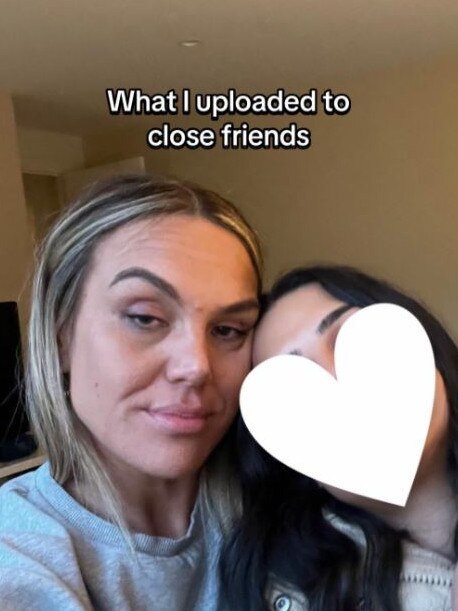 Behind closed doors, the reality was very different for her. Picture: TikTok/JuliaRangiheuea