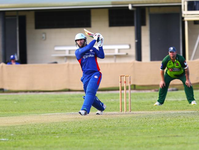 Pictured: Tim Ward. Barron River v Rovers at Griffiths Park. Cricket Far North 2024. Photo: Gyan-Reece Rocha.