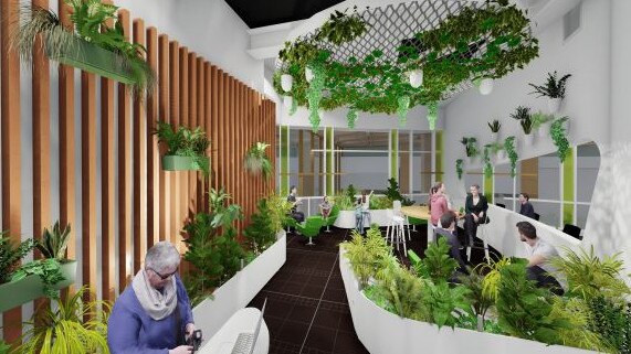 The garden room coming to the new Knox Library. Picture: Knox Council