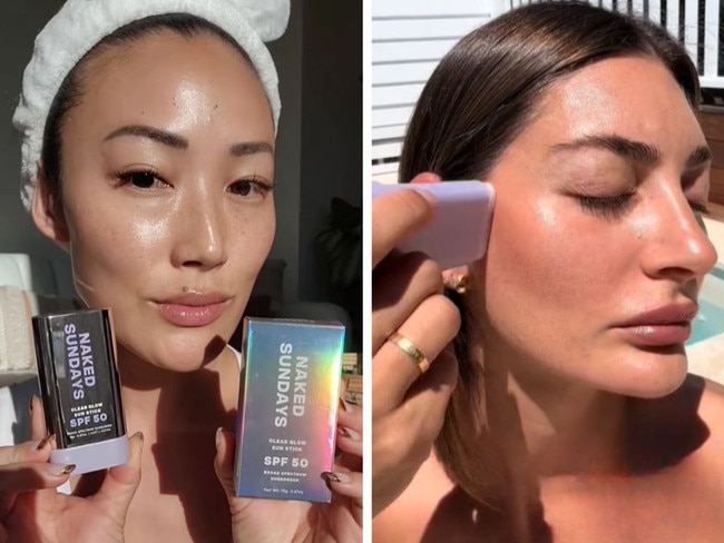 The Naked Sundays SPF50 Clear Glow Sun Stick is loved over on TikTok.