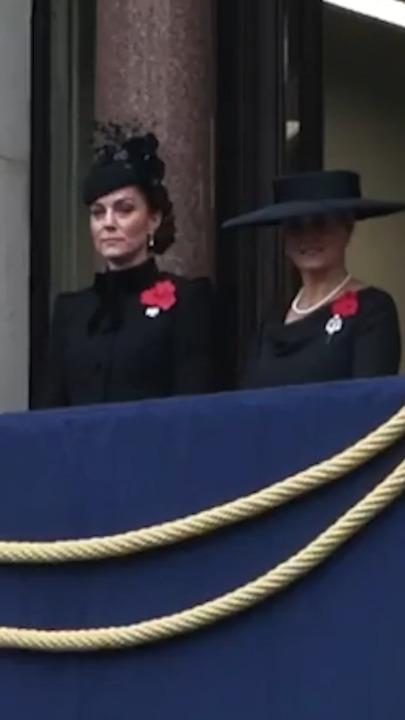 Princess Catherine watches Remembrance Day with royal confidant