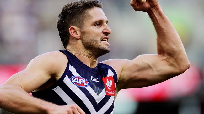 Hogan had worked his way back into the Dockers’ side. Picture: AFL Photos/Getty Images