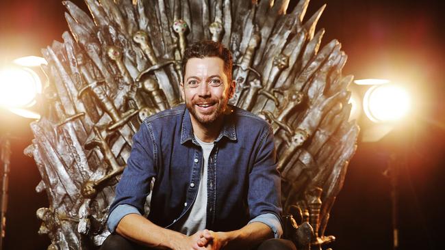 James Mathison will make his return to TV in a new Game of Thrones recap show. Picture: Sam Ruttyn