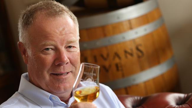 Tasmanian distiller, Patrick Maguire, owner of Sullivans Cove Whisky. Picture: SAM ROSEWARNE