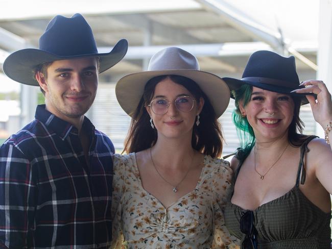 Ceda Ruhl, Beth Johnson and Jasmine Lang came out for the races.