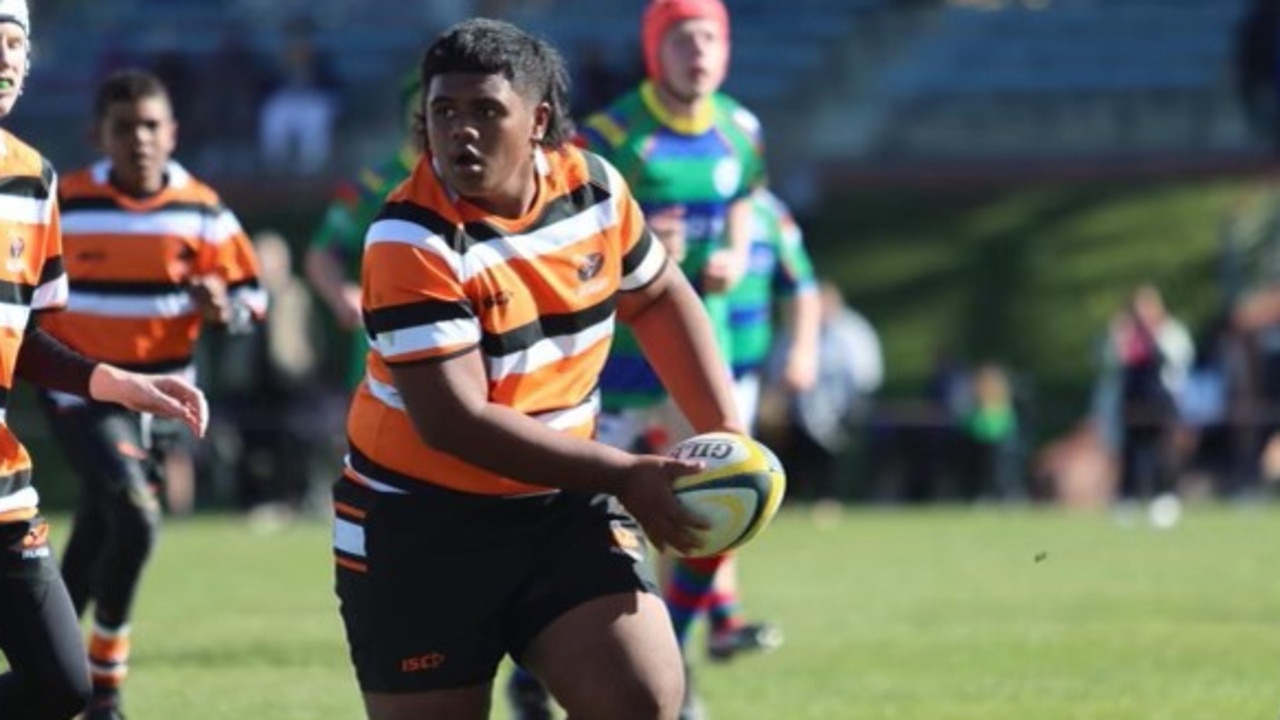 Fraser Brown is headed to Toowoomba Grammar in 2023 on the back of some strong performances. Picture: NT Rugby Union