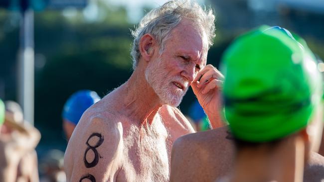 2024 Masters Swimming Australia National Championships open swim event in Darwin. Picture: Pema Tamang Pakhrin