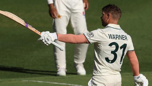 David Warner is going out with a bang. Picture: Paul Kane/Getty Images