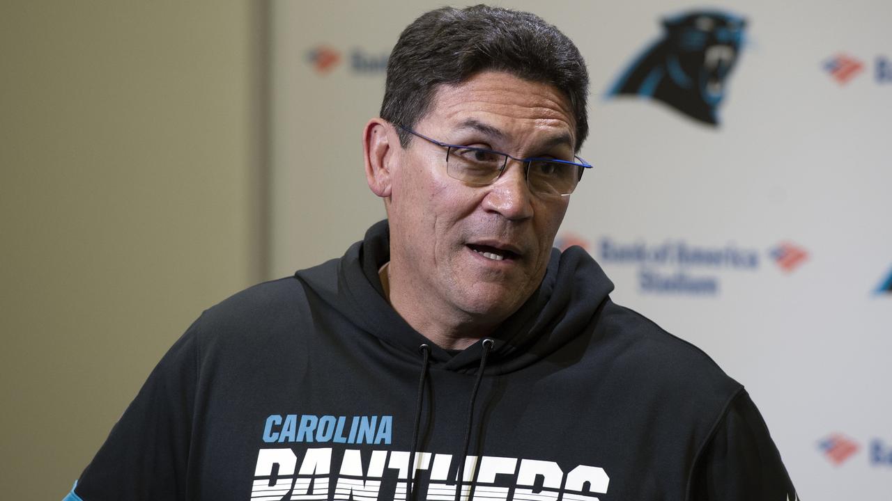 Ron Rivera has been fired as head coach of the Carolina Panthers. (AP Photo/Mike McCarn)