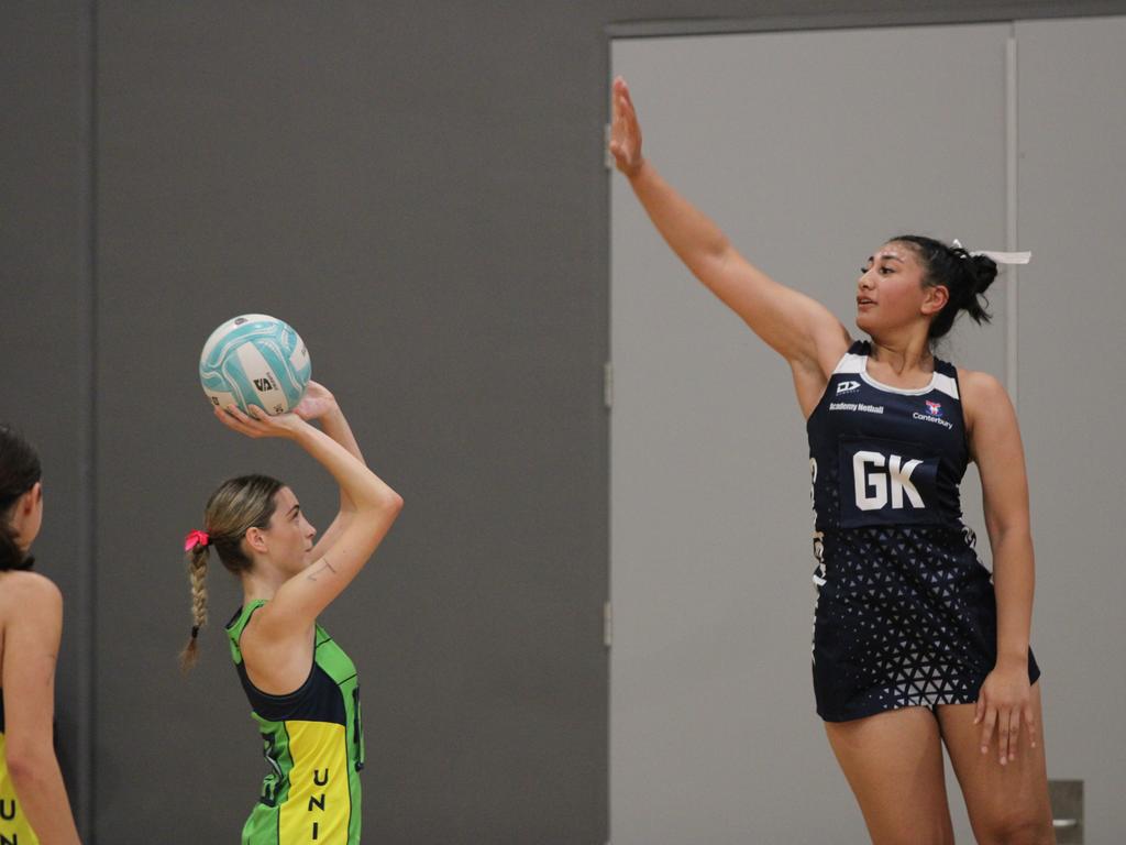 QISSN 2024 pool round match between Unity College and Canterbury College