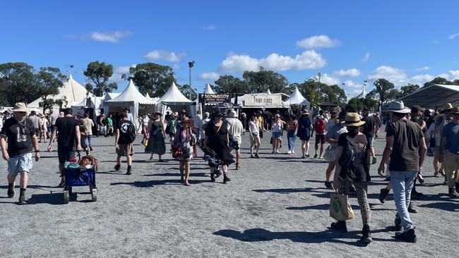 Bluesfest at Byron Bay's Tyagarah show ground. Picture: Savannah Pocock