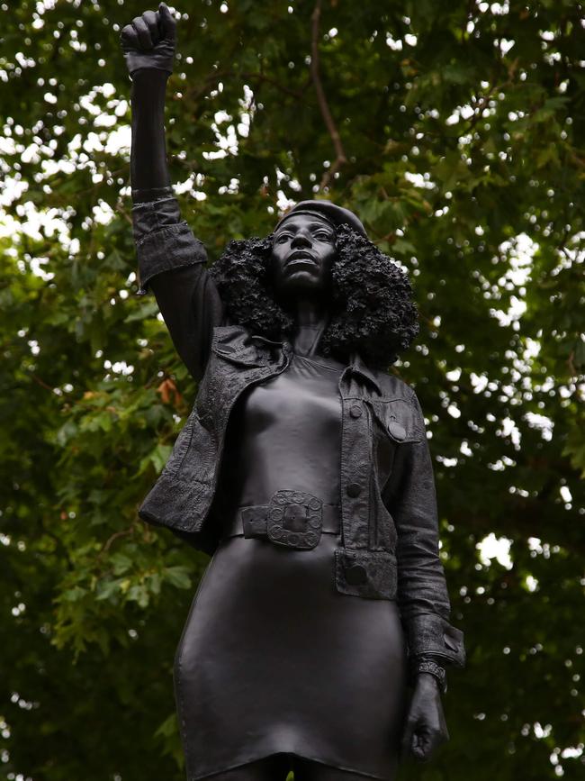 The statue was unveiled without the knowledge of Bristol City Council. Picture: AFP