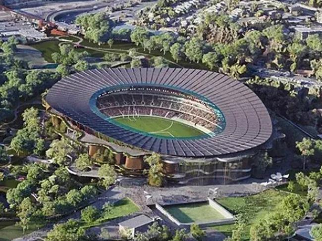 An artist impression of Brisbane Stadium in Victoria Park for Brisbane 2032 Olympics. Source: Queensland Government.