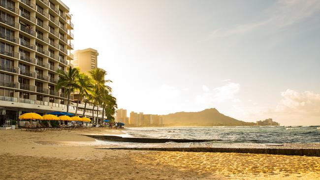 The Outrigger Reef Waikiki resort in Hawaii.