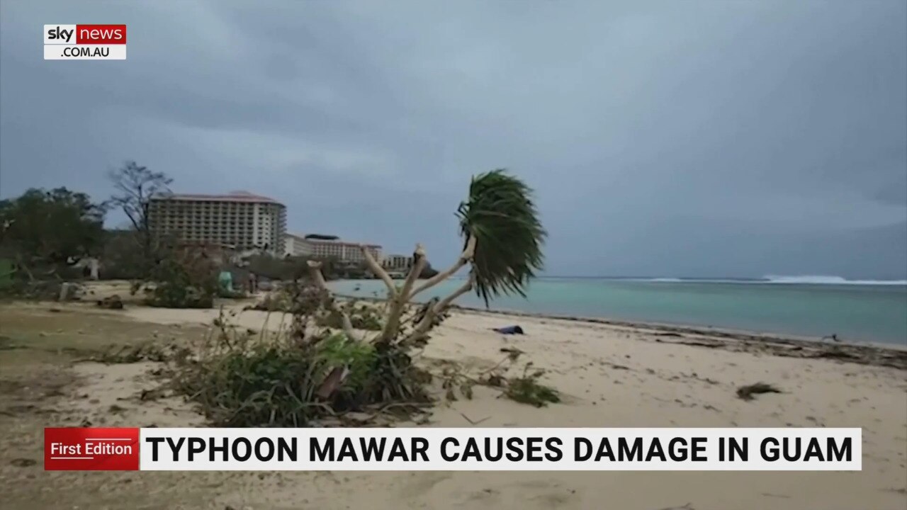 Typhoon Mawar strengthens to Category Five