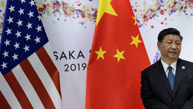 China's President Xi Jinping waits for a meeting with US President Donald Trump on the sidelines of the G20 Summit in Osaka. Picture: AFP