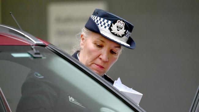 Police Commissioner Katarina Carroll expressed her regret and said she phoned the officers involved and had a discussion with them. Picture, John Gass