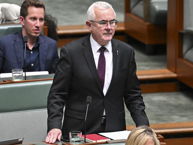 CANBERRA, AUSTRALIA  - NewsWire Photos - November 28, 2024: Andrew Wilkie during Question Time at Parliament House in Canberra. Picture: NewsWire / Martin Ollman