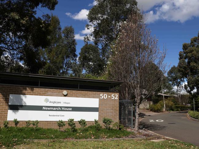 SYDNEY, AUSTRALIA - NewsWire Photos SEPTEMBER 15, 2021: Aged care facility  Newmarch House in Kingswood  in Sydney's west. Newmarch House is in full lockdown after a COVID-positive doctor visited the site.Picture: NCA NewsWire / Damian Shaw