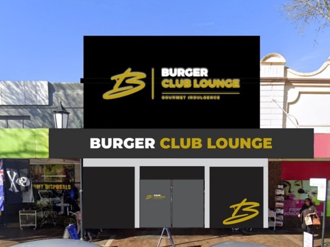 Plans of Burger Joint Lounge.