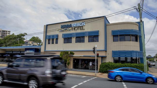 The Kirra Beach Hotel just before it closed. Picture: Jerad Williams.