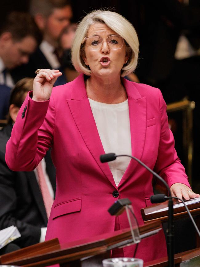 Also on leave over the weekend was Police Minister Yasmin Catley. Picture: NewsWire / Max Mason-Hubers