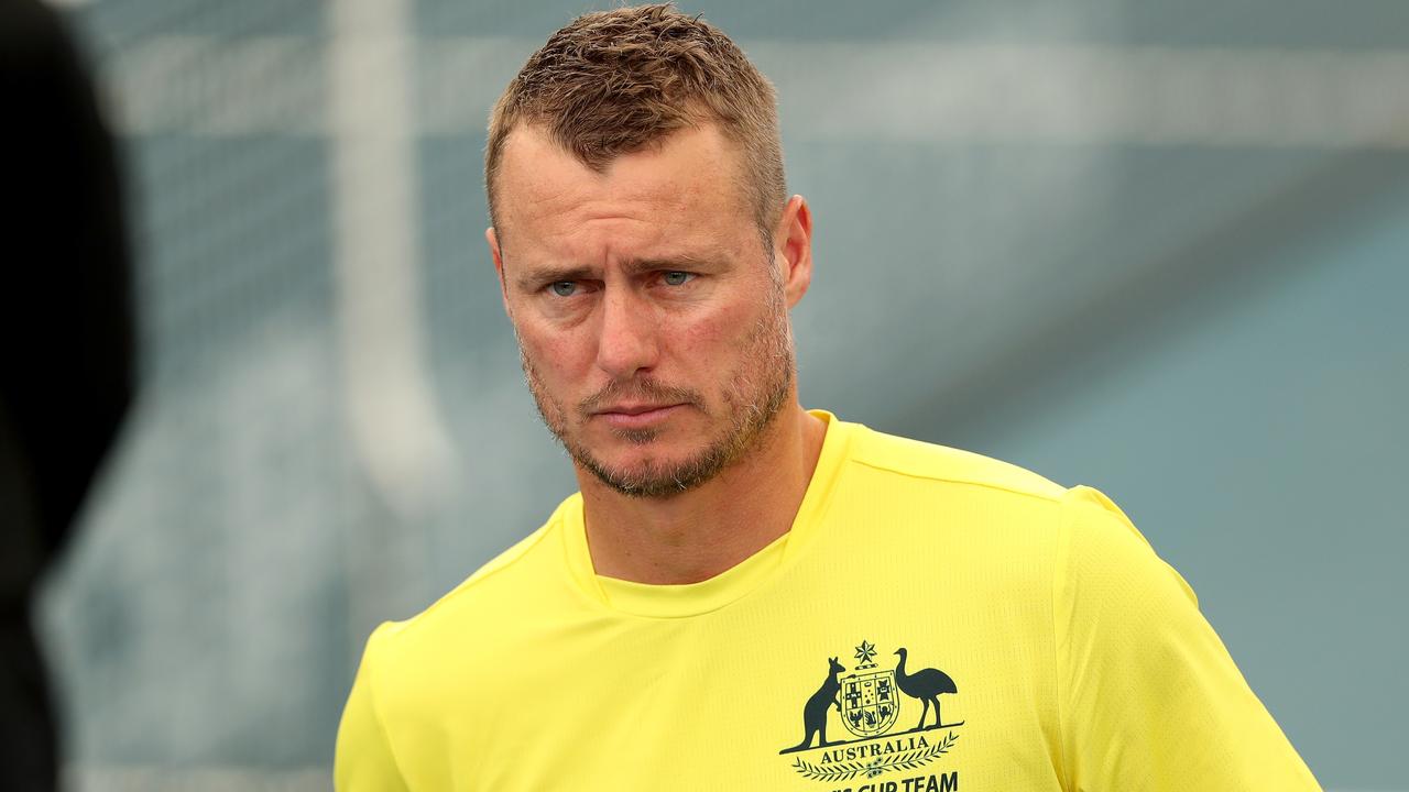 Australian captain Lleyton Hewitt is disappointed with his team’s Davis Cup performance. Picture: AAP Image/James Elsby