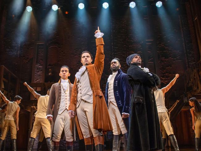 Hamilton the musical is opening in Melbourne at Her Majesty's Theatre