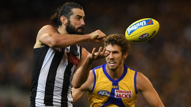 The South Australian clubs are likely to offer Brodie Grundy around $1.2 million a season. Picture: AAP