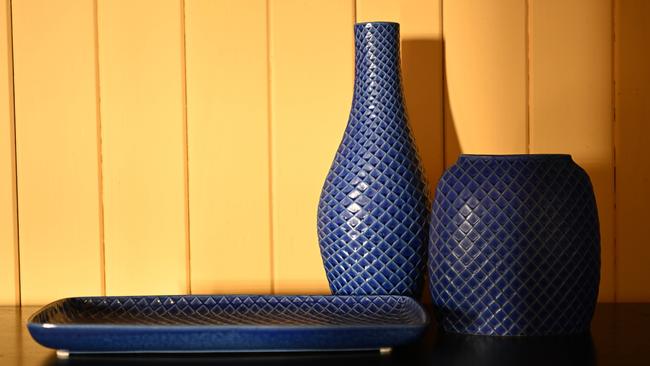 Danish ceramics and furniture are on display throughout the home. Picture: Lyndon Mechielsen