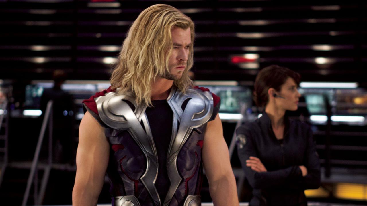 Chris Hemsworth stars as Thor in the Marvel movies.