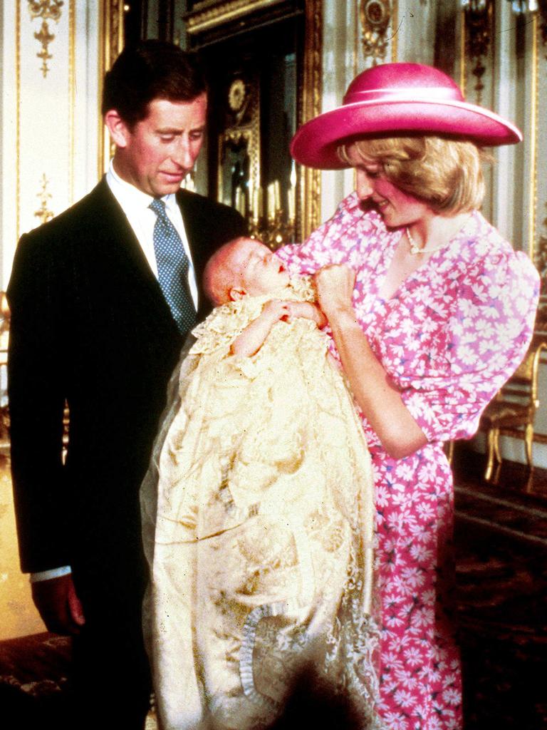 Diana fell pregnant soon after her marriage and Prince William was born on June 21, 1982. The birth of a boy was an “enormous relief”. “I felt the whole country was in labour with me,” Diana said in her 1995 <i>Panorama</i> interview with Martin Bashir. Picture: Anwar Hussein/WireImage