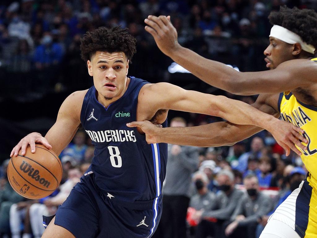 Rising Boomers guard Josh Green has impressed with the Dallas Mavericks this season. Picture: Getty