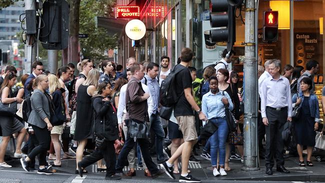 Melbourne’s rocketing population growth will not be sustainable, a new report says. Picture: Hamish Blair