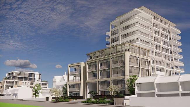 An artist impression of 200 East Tce, Adelaide. Source: SCAP