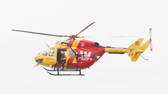 The body of the man was spotted in the water by a Surf Life Saving NSW helicopter. NewsWire / Max Mason-Hubers